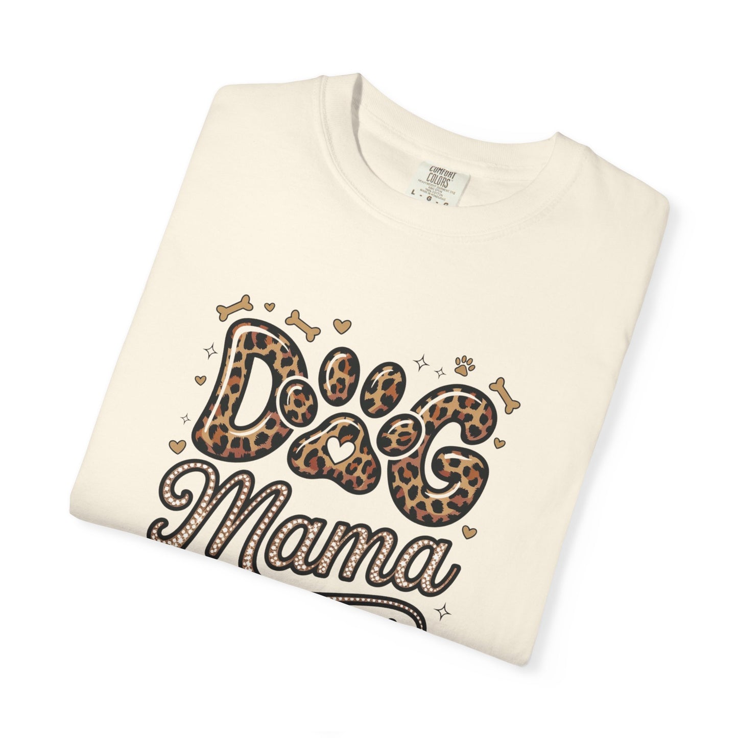 Dog Mama Leopard Paw T-Shirt — Dog Lover Gift for Mother's Day & Birthday