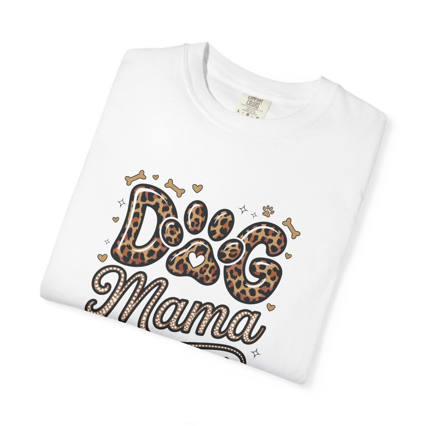 Dog Mama Leopard Paw T-Shirt — Dog Lover Gift for Mother's Day & Birthday