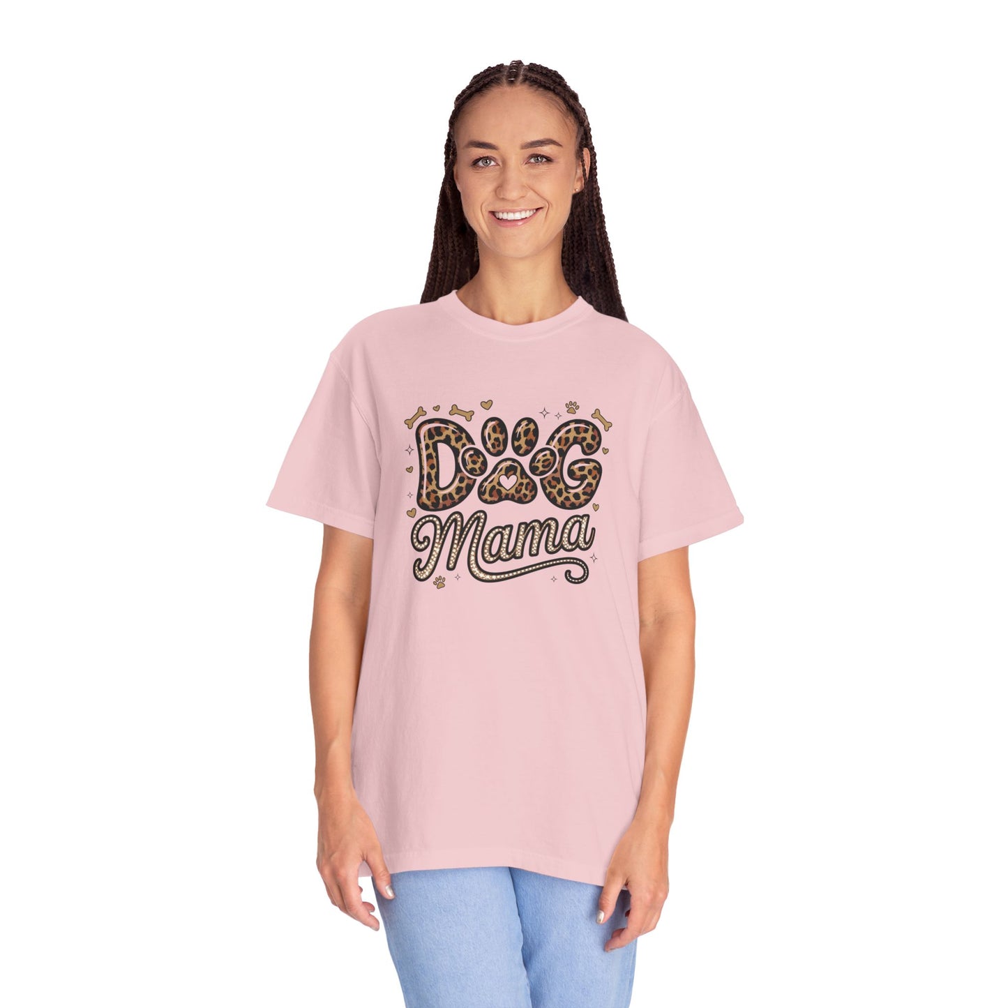 Dog Mama Leopard Paw T-Shirt — Dog Lover Gift for Mother's Day & Birthday