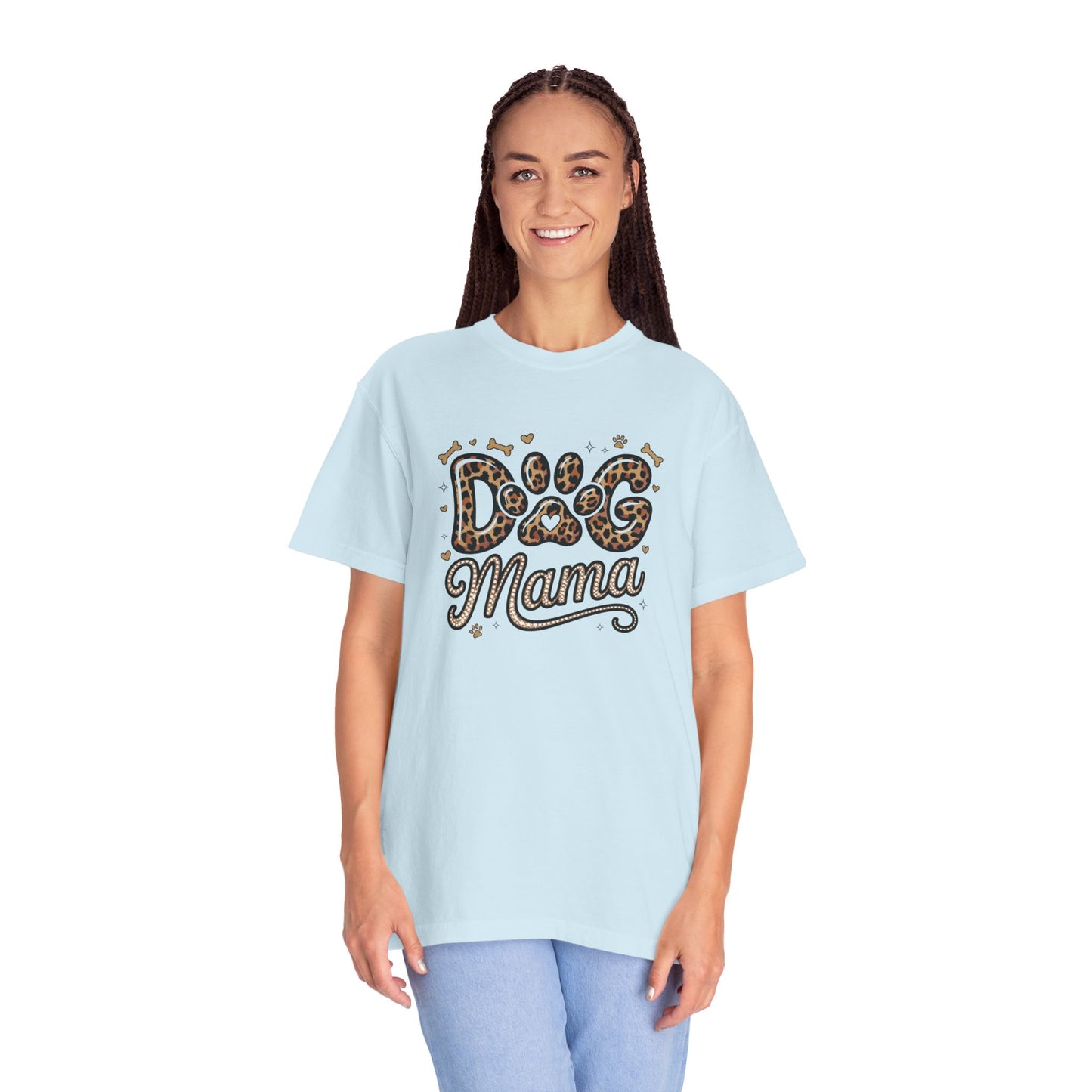 Dog Mama Leopard Paw T-Shirt — Dog Lover Gift for Mother's Day & Birthday